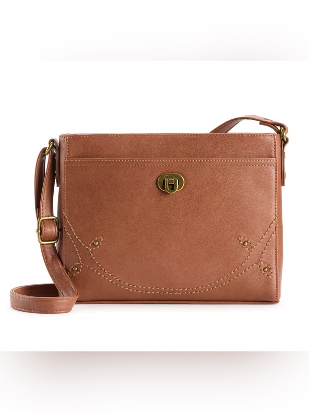 Frye and Co Brown Leather Teagan Crossbody  Boho Bag